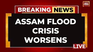 Assam Floods LIVE Visuals: Flood Situation In Assam Takes A Violent Turn | Floods In Assam LIVE