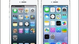 iOS 7 vs. iOS 6: Side By Side Comparison (Design)