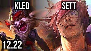 KLED vs SETT (TOP) | 13 solo kills, Rank 6 Kled | EUW Grandmaster | 12.22