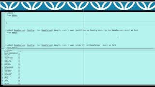 SQL Window Function Rank, Row_Number; explained with example; Urdu/Hindi