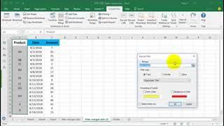 Quickly filter merged cells in Excel