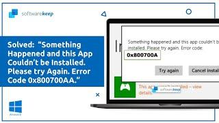 SOLVED - Microsoft Store App - Error Code  ️0x800700AA️ (2021)