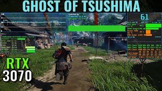 Ghost of Tsushima - RTX 3070 - 1440p, 1080p - DLAA 3.7 - FSR Frame Generation - Benchmark