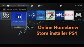 Online Homebrew Store installer PS4