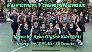 Forever Young Remix Line Dance. Choreo by, Ryan (INA) & Kiki (INA) #kenangaladies