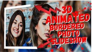 Filmora 14 - 3D Animated Bordered Slideshow - Easy Slideshow Tutorial - Wondershare Filmora