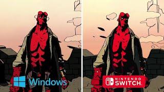 Hellboy Web of Wyrd [2023] PC vs Switch (Graphics Comparison)