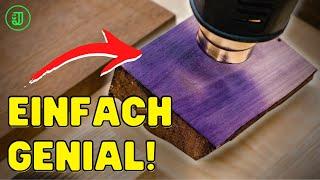 HOLZ ABFLAMMEN ohne Brenner: Diese TECHNIK ist einfach GENIAL! | Jonas Winkler