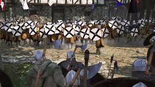 450+ Players Form A Shield Wall And Battle! Vikings Vs Saxons - Bannerlord Multiplayer Event