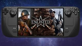 Victory for Enlisted on the Steam Deck