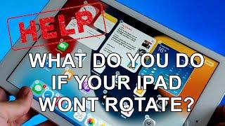  What to do if your iPad Screen Wont Rotate!!! 