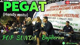 Pop sunda " PEGAT ( HENDY RESTU) - LIVE BAJIDORAN NICO ENTERTAINMENT // ALUN-ALUN SUMEDANG