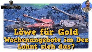 Löwe für Gold - Wochenangebote im Dezember (Adventskalender-Ersatz) - World of Tanks