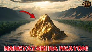 NAKAKAGULAT! Lumitaw Ang Golden Mountains Pagkatapos Natuyo Ang Ilog Ng Euphrates