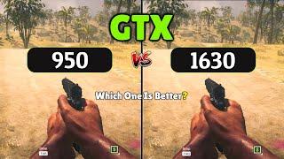 GTX 1630 vs GTX 950 | Which one is Better?