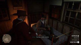 Arthur Wakes Up Sheriff Malloy - Red Dead Redemption 2