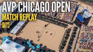 Bomgren/Field vs Benesh/Partain | 2024 AVP Chicago Open | Sunday | Stadium Court