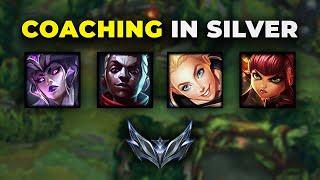 Coaching Silver Players For 2 Hours (Syndra - Annie - Ekko - Lux)