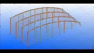 Automation Tool for Generate Arc Type PEB Steel Building in Tekla