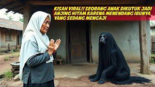 VIRAL! ANAK DURHAKA INI DIKUTUK JADI ANJING HITAM, KISAH NYATA MENGHARUKAN INI MENJADI VIRAL