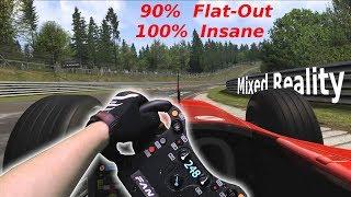  FAST Ferrari F1 2004 at Nordschleife in Mixed Reality - Oculus VR Assetto Corsa Gameplay