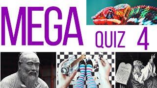 100 QUESTION MEGA QUIZ #4 | The best 100 general knowledge ultimate trivia questions with answers