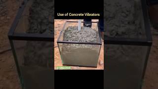 Use of Concrete Vibrators | Why do we use vibrators in concrete? #shorts #ytshorts #civiltutor