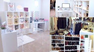 BEAUTY, OFFICE & CLOSET ROOM TOUR! | BEAUTYYBIRD