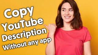 how to copy youtube description || Youtube description kaise copy kare || TECHNICAL SHEZADI