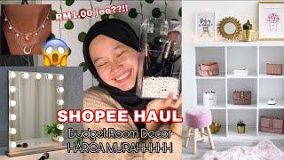 SHOPEE HAUL | Room decor & accessories MURAH tapi QUALITY 