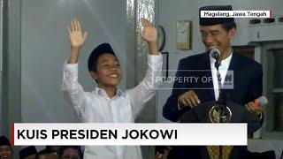 Jokowi Terbahak-bahak Dengar Santri Sebut Megawati, Ahok dan Prabowo Sebagai Menteri