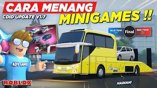 CARA CEPAT MENANG MINIGAME DAPAT HADIAH BUS TOWING SPESIAL !! REVIEW CDID UPDATE V1.7 - Roblox