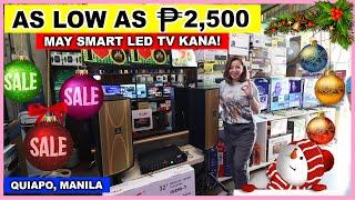 PINAKA-LATEST ITEM AS LOW AS 2,500 PESOS MAKAKABILI KANA NG SMART LED TV DITO SA QUIAPO MANILA