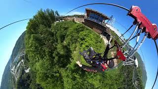 Zipline in Skypark #zipline #skypark #sochi #prischepov #gopro #gopromax #gopro360