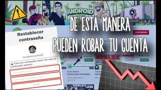 cuidado!! te esta manera pueden robar tu cuenta de roblox ( generadores de robux)