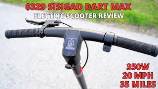 $329* Sisigad Dart Max Electric Scooter - Unboxing, Assembly, Test Ride, and Review