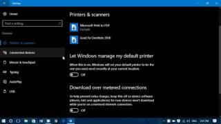 Windows 10 Settings Devices Printers and Scanners What it is and how it works