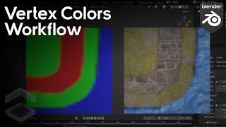 Vertex Color (WorkFlow) en Blender 3.3 - Tutorial Blender