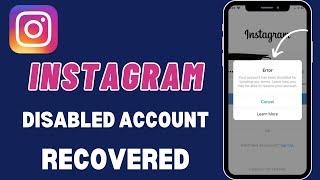 How to fix Instagram account disabled | Recover your Instagram disabled account