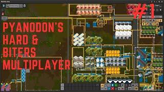 Factorio Pyanodons Hard Biters Multiplayer Journey #1