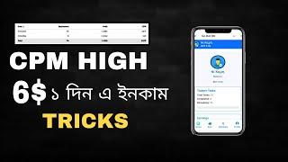 Monitag Mini App Cpm High Tricks| How To Take Monetag Mini App Telegram Bot | Self click Monetag