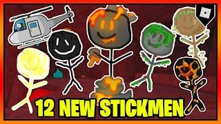 How to get the 12 NEW STICKMEN + BADGES in FIND THE STICKMEN || Roblox