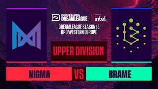 Dota2 - Nigma vs. Brame - Game 1 - DreamLeague S15 DPC WEU - Upper Division