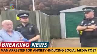 BREAKING NEWS: MAN ARRESTED FOR ANXIETY-INDUCING SOCIAL MEDIA POST