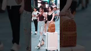 Chinese Street Fashion Couple ,Ootd Boys Style#pandapapa #outfit #streetfashion #china #coupletiktok