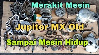 Merakit Mesin Jupiter MX Old Dari Nol Sampai Hidup @asmchannel1505