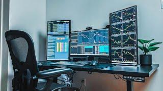 Best Day TRADING Setup  - Dual Vertical Monitors, Cable , Day Trading & Swing Trading  PC Build