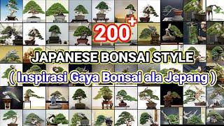 INSPIRASI BONSAI GAYA JEPANG ( seni bonsai Jepang)