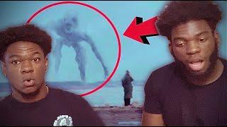 10 GIANT CREATURES CAUGHT ON CAMERA REACTION‼️