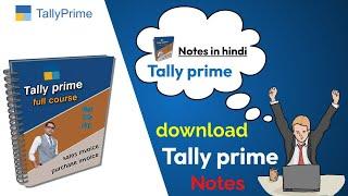 tally prime  notes pdf in hindi